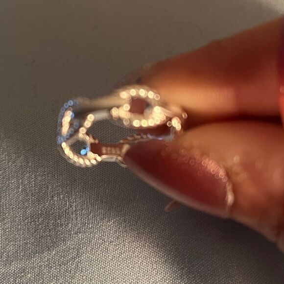 The Braided Link Ring in 925 silver - Picture 6 of 9